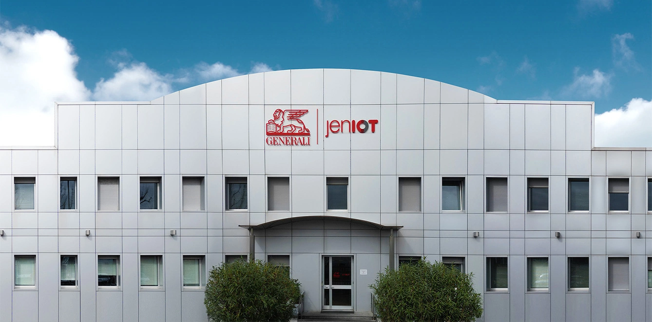 Facciata del centro tecnologico Generali Jeniot.