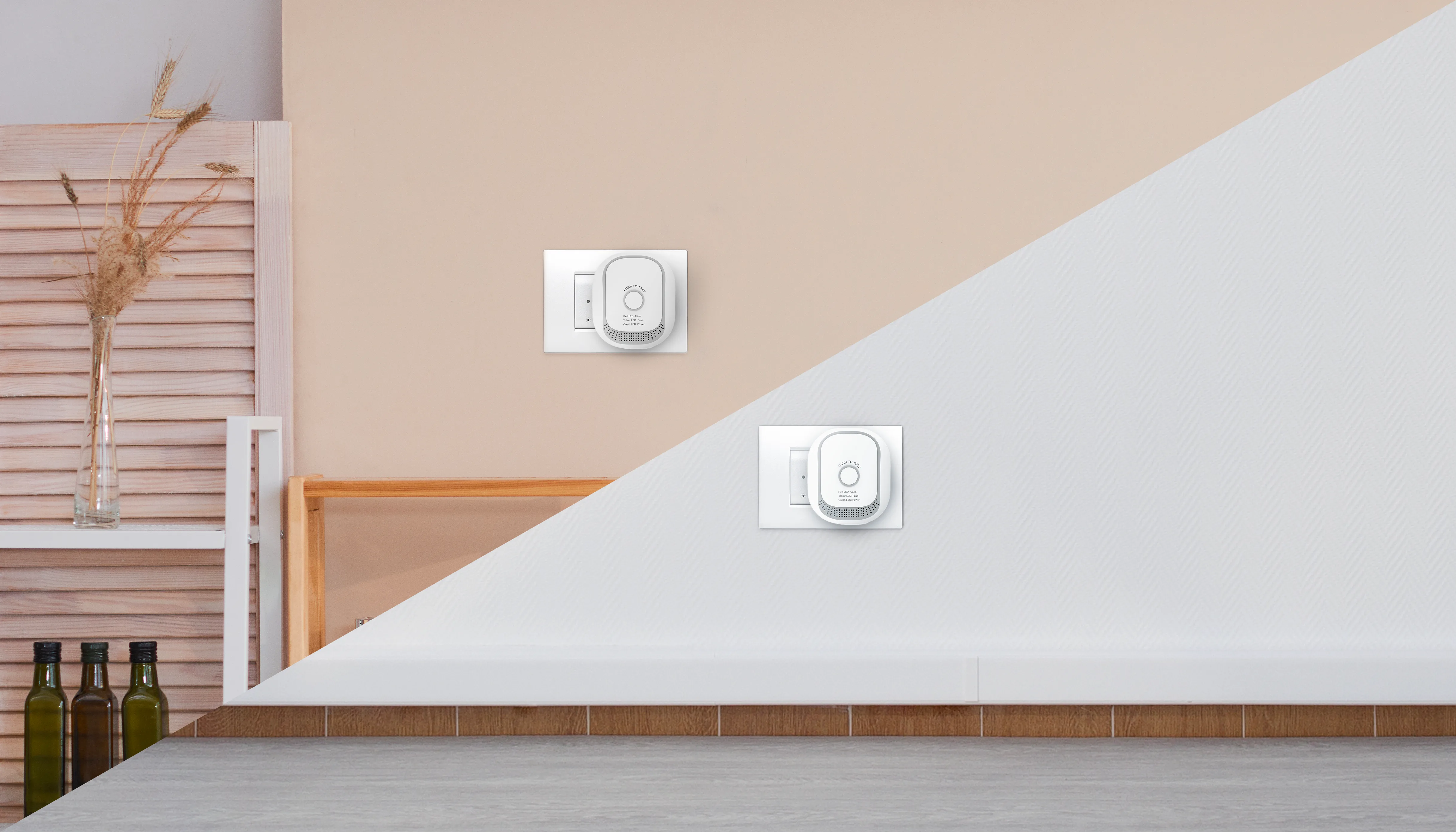 Sicurezza immediata con allarme sonoro e LED