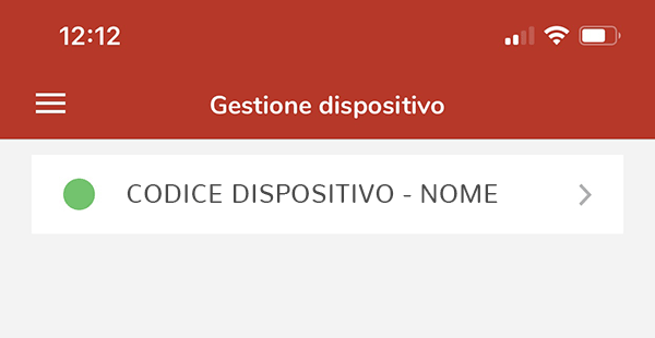 scelta dispositivo AirSafe